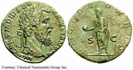 монета Древнего Рима