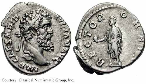 монета Древнего Рима