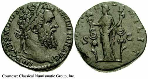 монета Древнего Рима