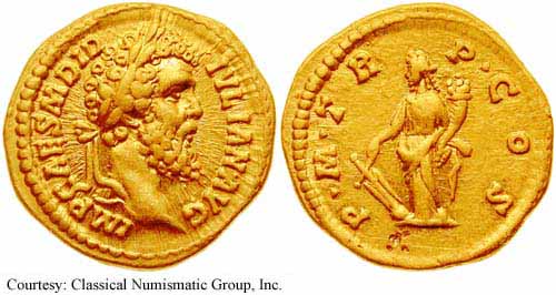 монета Древнего Рима