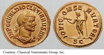 монета Древнего Рима