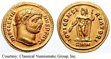 монета Древнего Рима