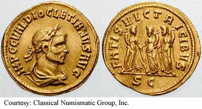 монета Древнего Рима