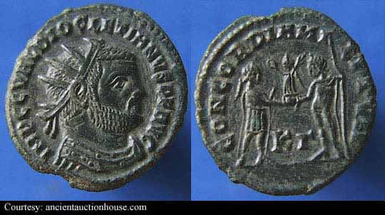 монета Древнего Рима