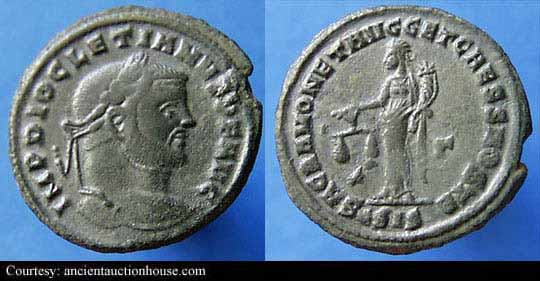 монета Древнего Рима