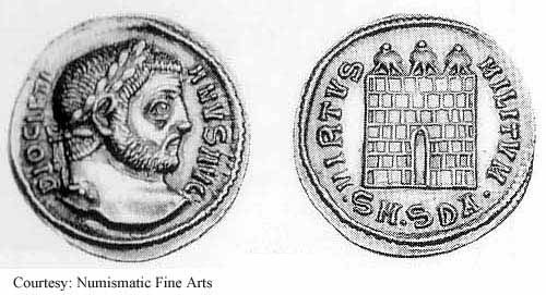 монета Древнего Рима