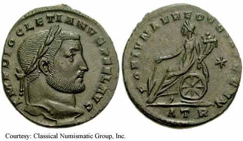 монета Древнего Рима