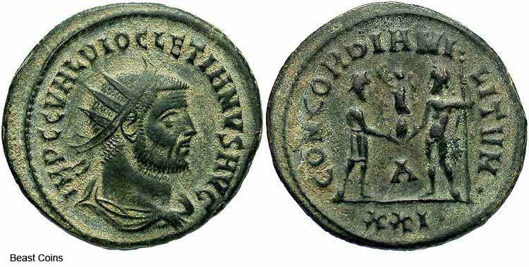 монета Древнего Рима