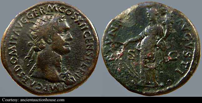 монета Древнего Рима