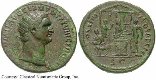 монета Древнего Рима