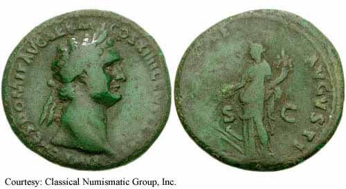 монета Древнего Рима