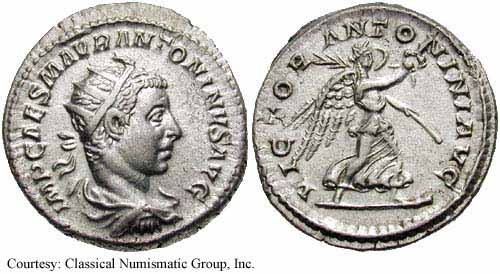 монета Древнего Рима