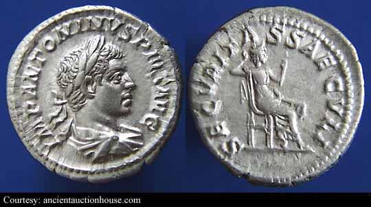 монета Древнего Рима