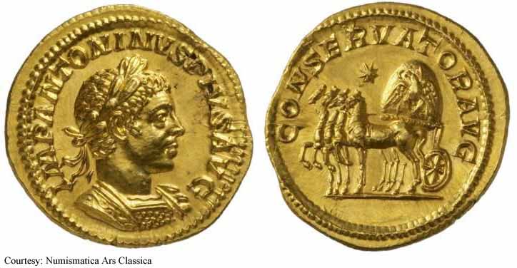 монета Древнего Рима