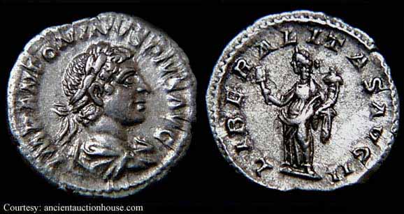 монета Древнего Рима