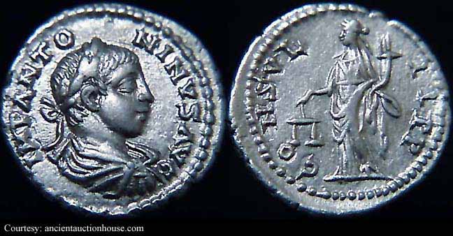 монета Древнего Рима