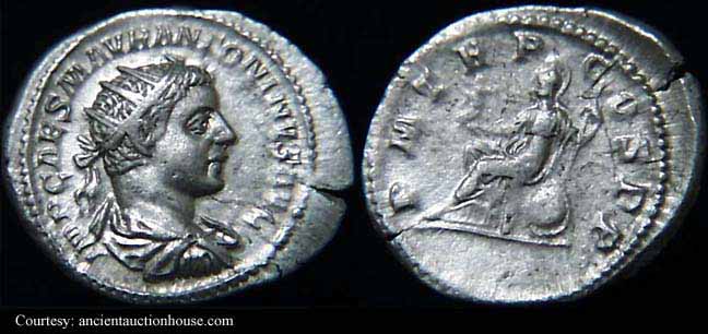 монета Древнего Рима