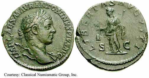 монета Древнего Рима