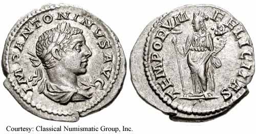 монета Древнего Рима