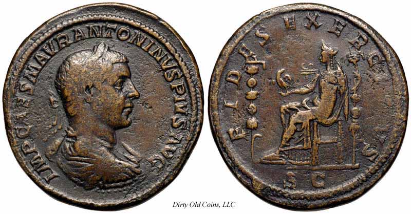 монета Древнего Рима