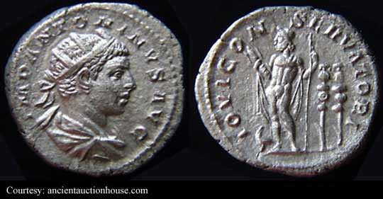 монета Древнего Рима