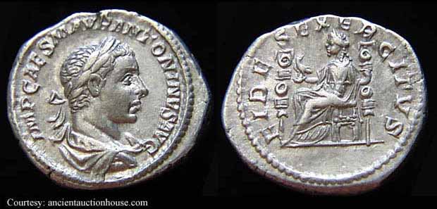 монета Древнего Рима