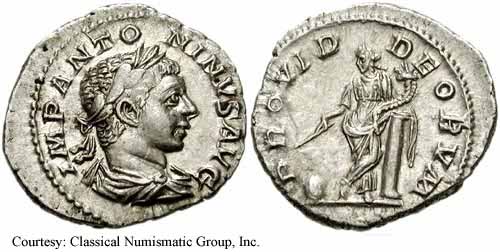 монета Древнего Рима