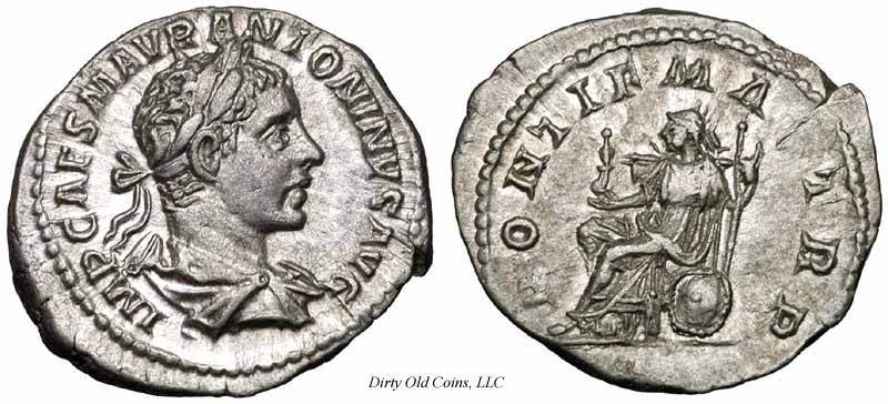 монета Древнего Рима