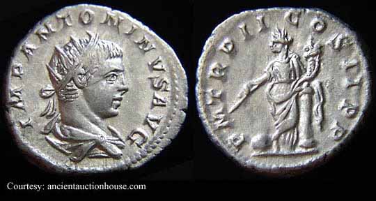 монета Древнего Рима