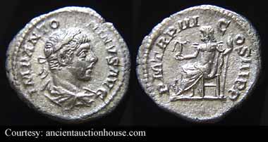 монета Древнего Рима