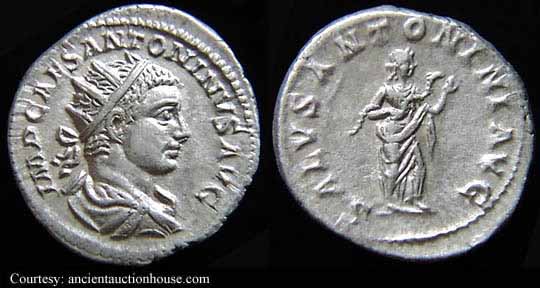 монета Древнего Рима