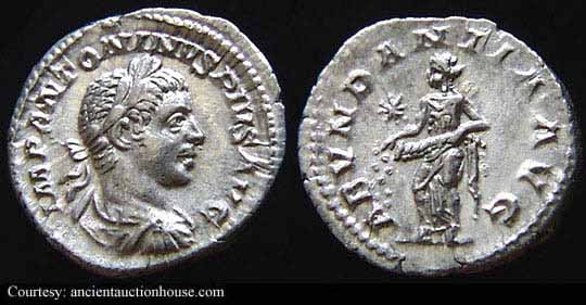 монета Древнего Рима