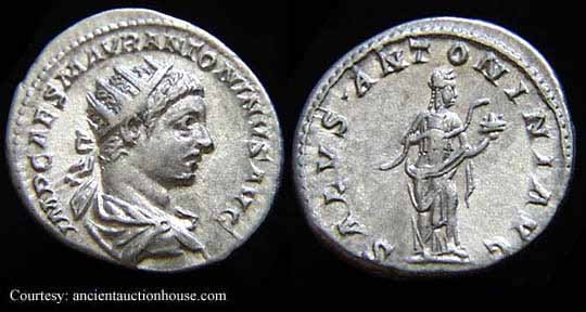 монета Древнего Рима