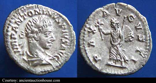 монета Древнего Рима