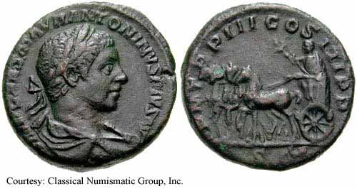 монета Древнего Рима