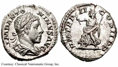 монета Древнего Рима