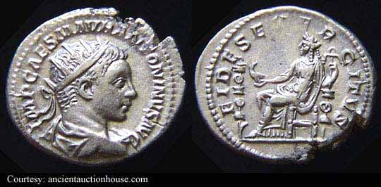 монета Древнего Рима