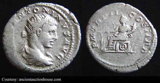 монета Древнего Рима