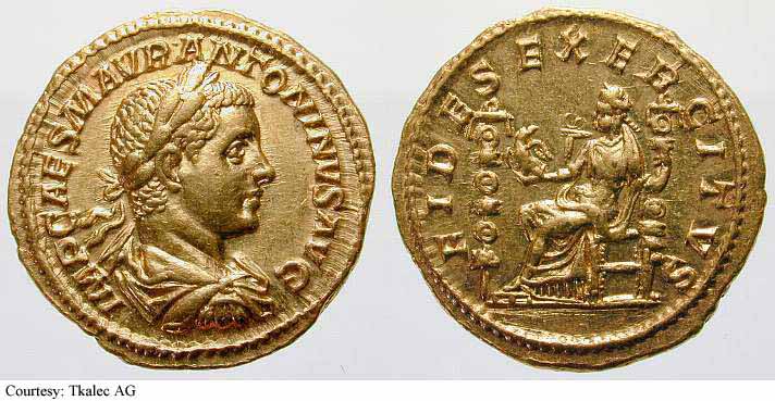 монета Древнего Рима