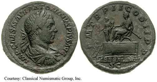 монета Древнего Рима