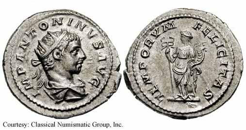 монета Древнего Рима