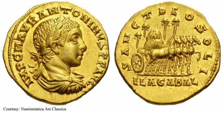 монета Древнего Рима