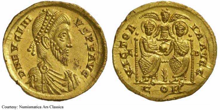 монета Древнего Рима