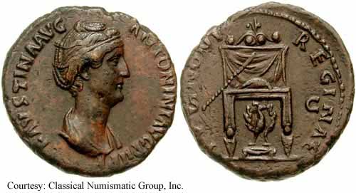 монета Древнего Рима