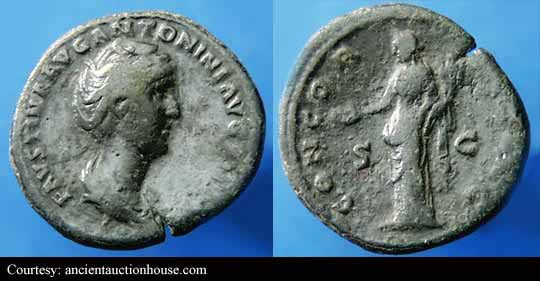 монета Древнего Рима