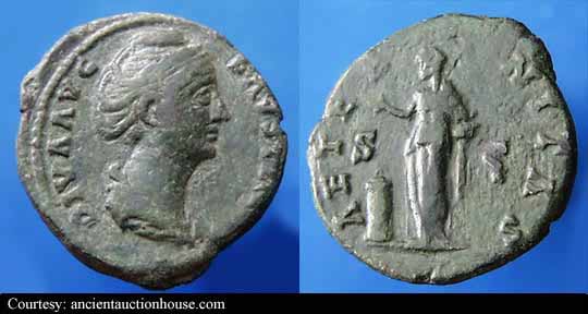 монета Древнего Рима