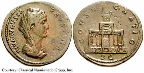 монета Древнего Рима