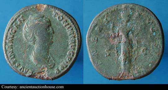 монета Древнего Рима