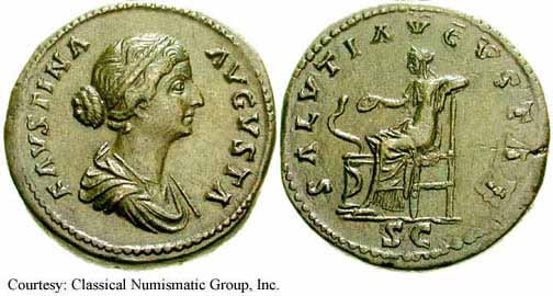 монета Древнего Рима