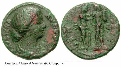 монета Древнего Рима